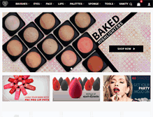 Tablet Screenshot of paccosmetics.com